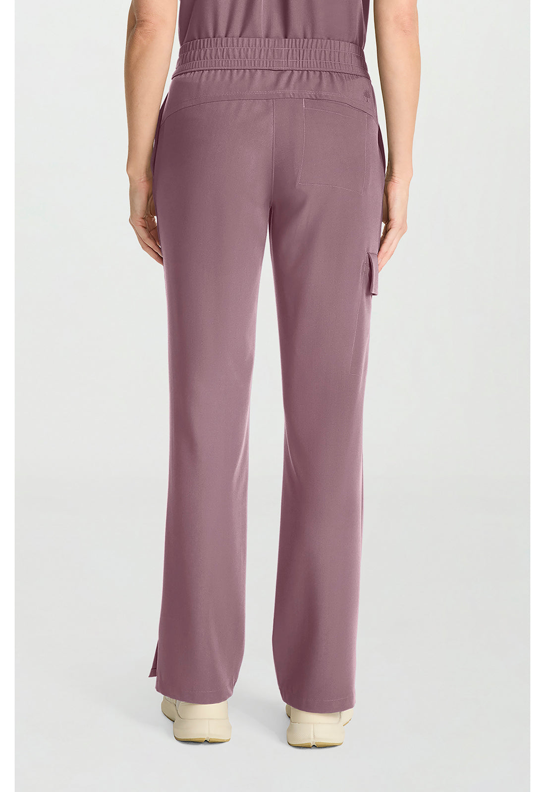 Quest HH153 Women's Mid Rise Drawstring Straight Leg Elderberry