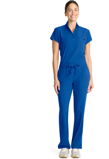 Quest HH153 Women's Mid Rise Drawstring Straight Leg Royal