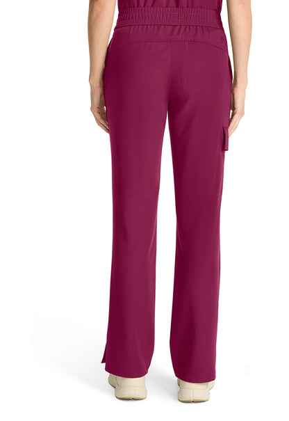 HH Quest HH153 Mid Rise Drawstring Straight Leg Pants Wine