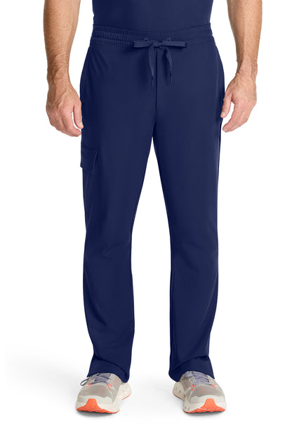 Quest HH154 Men's Zip Fly Drawstring Scrub Pants Navy