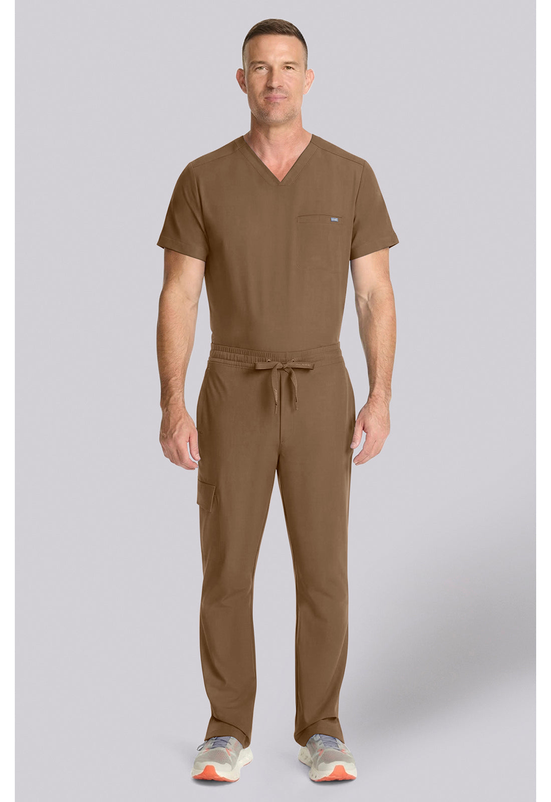 Quest HH154 Men's Zip Fly Drawstring Scrub Pants image 2