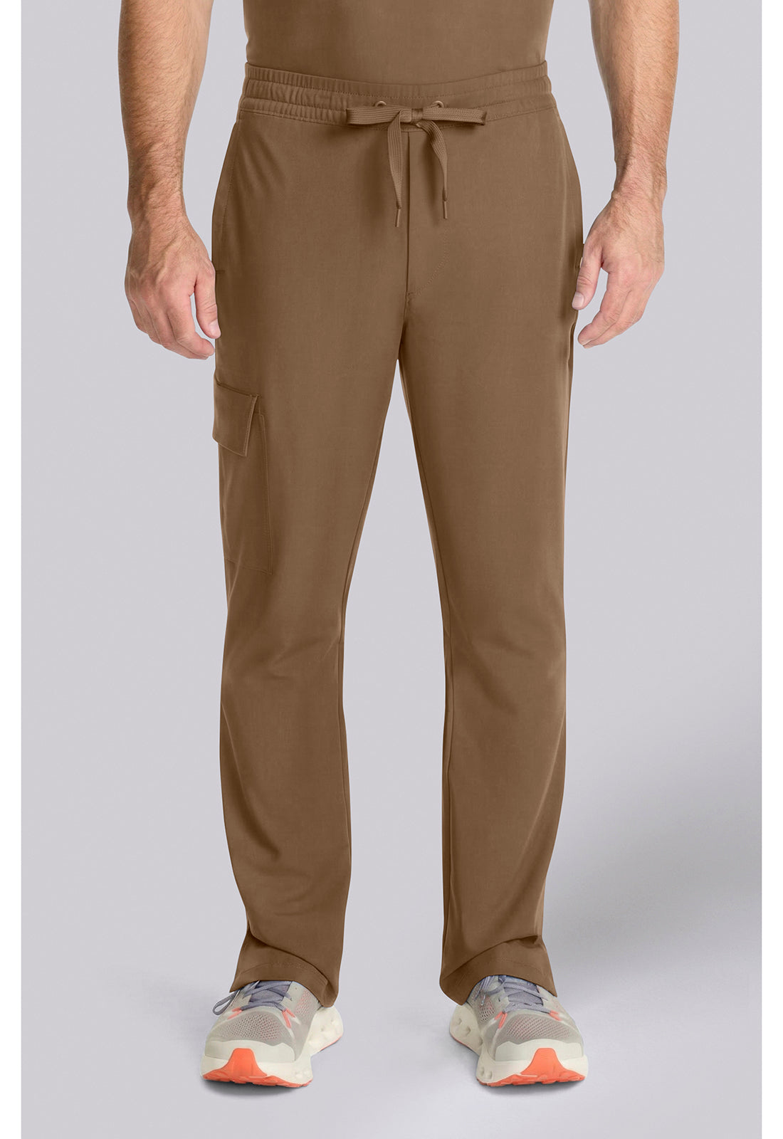 Quest HH154 Men's Zip Fly Drawstring Scrub Pants image 1