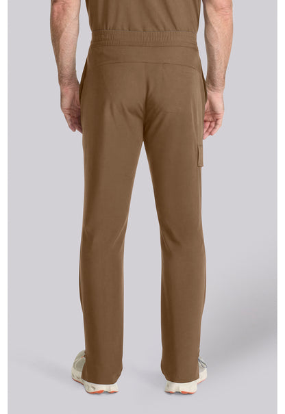 Quest HH154 Men's Zip Fly Drawstring Scrub Pants French Brown