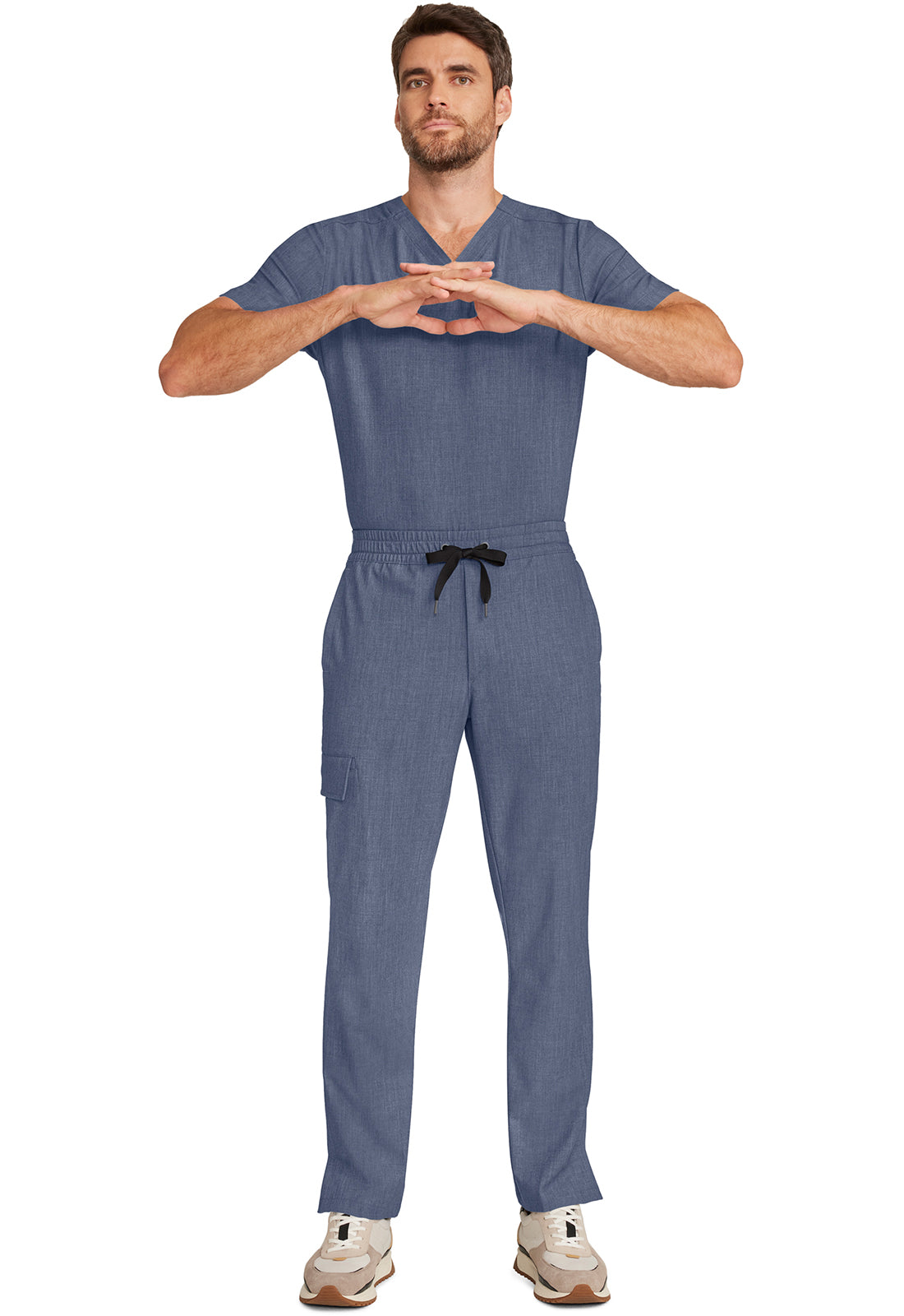 HH Quest HH154 Men's Zip Fly Drawstring Pants Twilight Blue Image