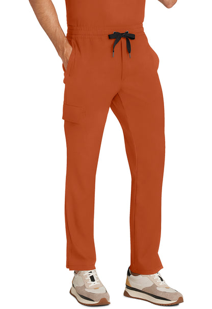 Quest HH154 Men's Zip Fly Drawstring Scrub Pants Warm Sunrise