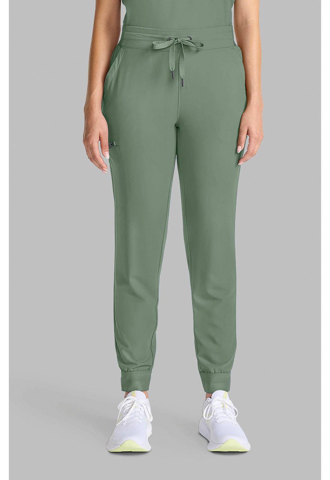 Quest HH155 Women's Mid Rise Scrub Joggers Acadia Green