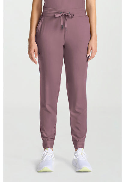 Quest HH155 Women's Mid Rise Scrub Joggers Elderberry