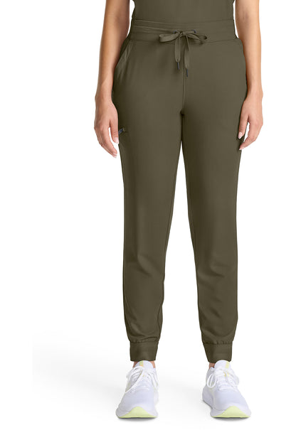 Quest HH155 Women's Mid Rise Scrub Joggers Olive