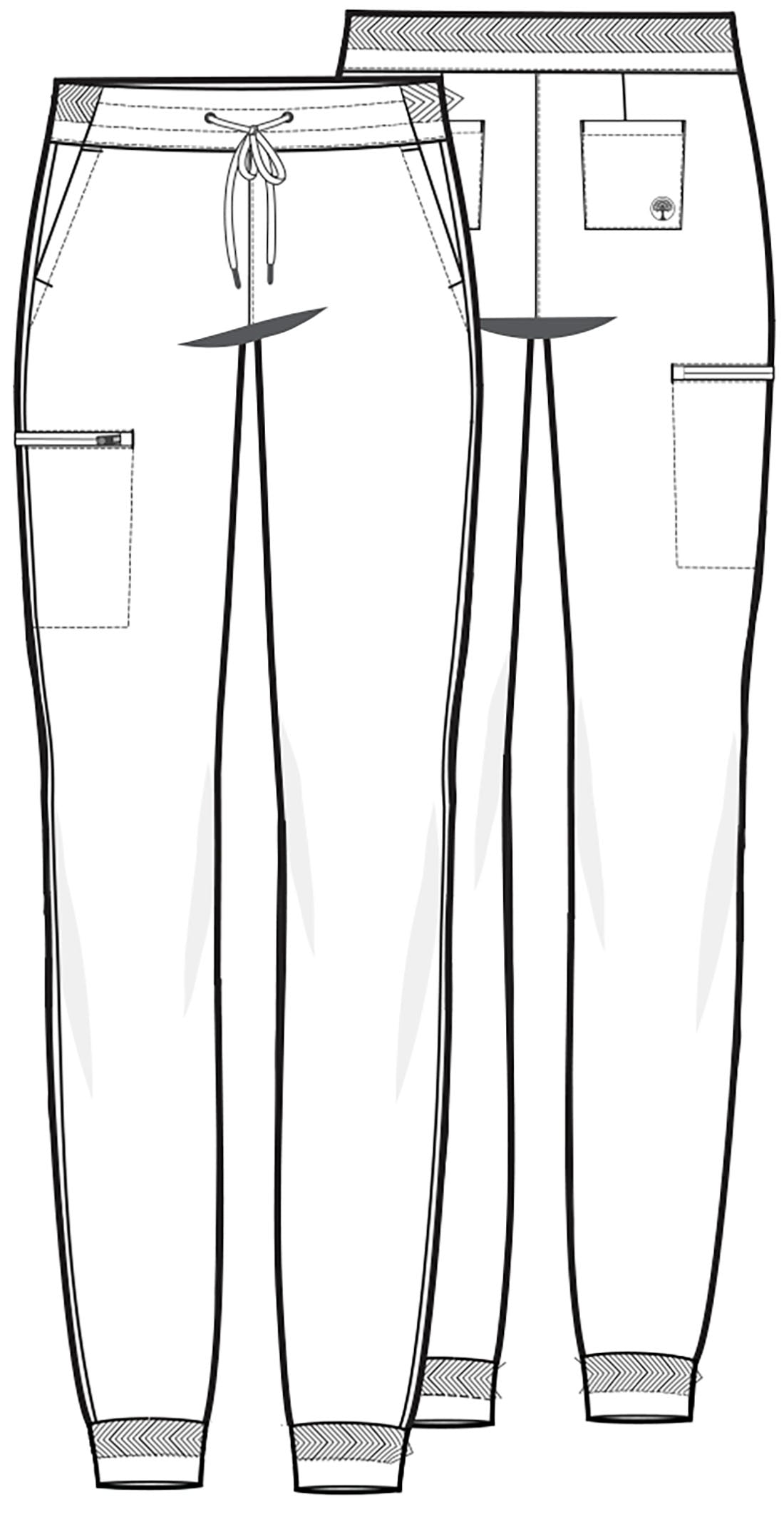 Quest HH155 Women's Mid Rise Jogger Pants Hunter