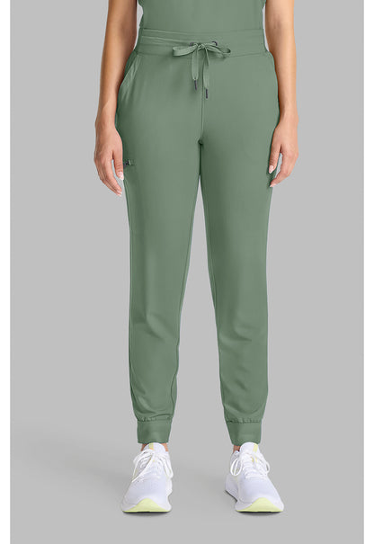 Quest HH155 Women's Mid Rise Scrub Joggers Acadia Green