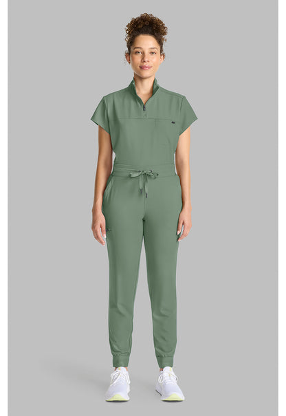 Quest HH155 Women's Mid Rise Scrub Joggers Acadia Green