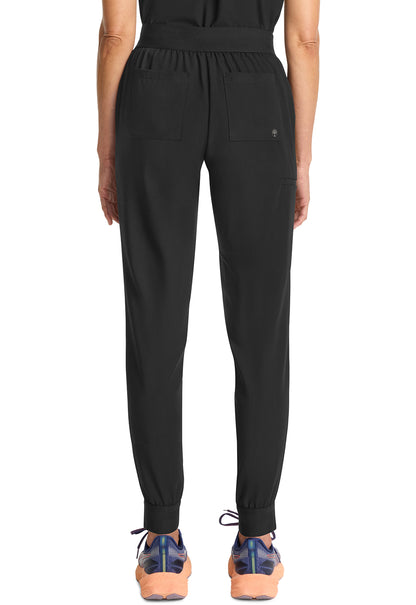 Healing Hands Model Image Women's Mid Rise Jogger In Color Black Image 3