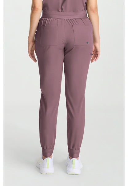 Quest HH155 Women's Mid Rise Scrub Joggers Elderberry