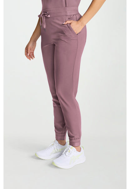 Quest HH155 Women's Mid Rise Scrub Joggers Elderberry