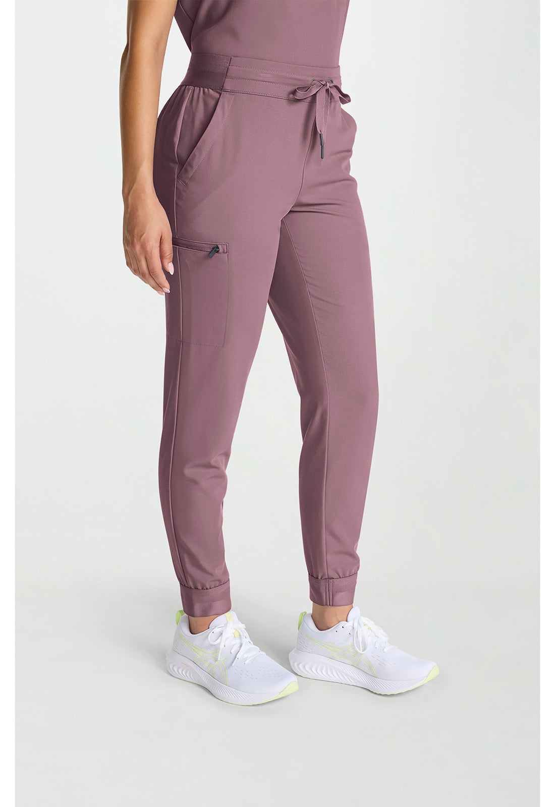 Quest HH155 Women's Mid Rise Scrub Joggers Elderberry