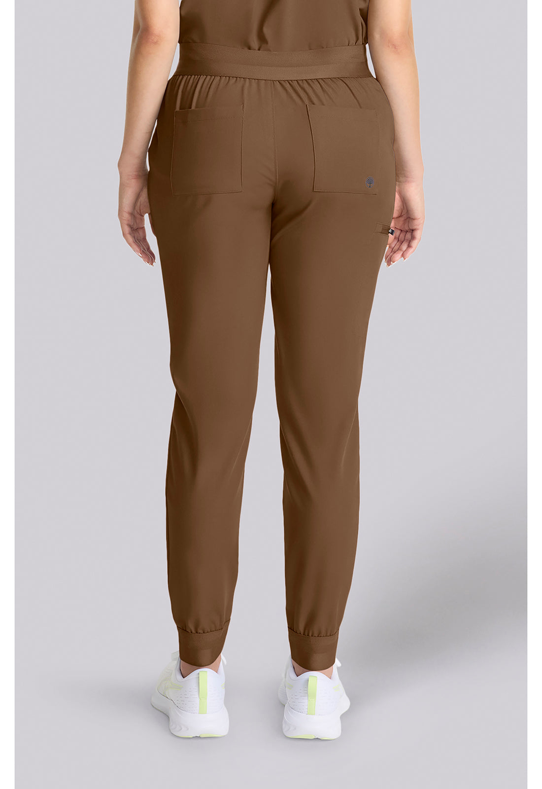 Quest HH155 Women's Mid Rise Scrub Joggers French Brown