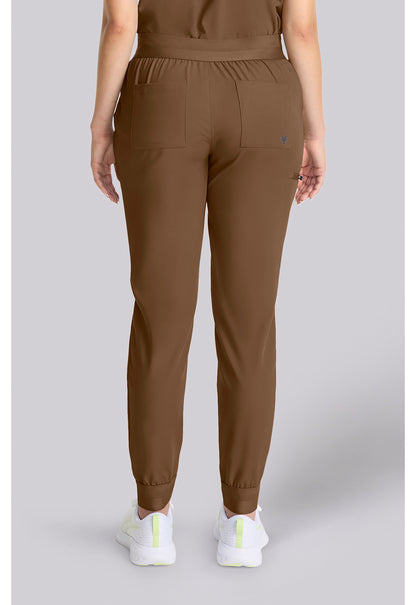 Quest HH155 Women's Mid Rise Scrub Joggers French Brown