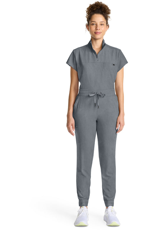 Quest HH155 Women's Mid Rise Scrub Joggers Heather Ash
