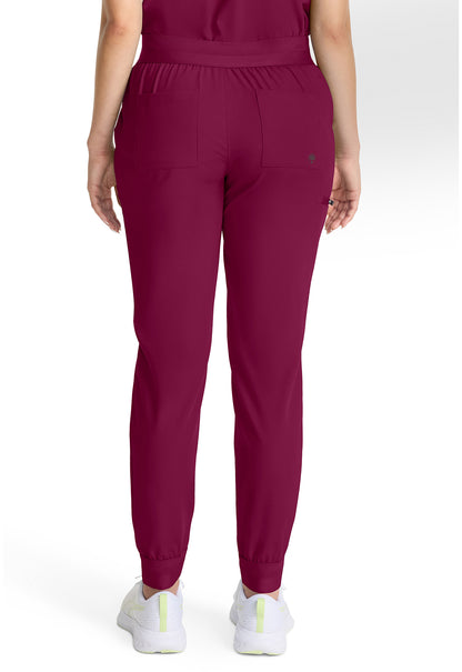 Quest HH155 Women's Mid Rise Scrub Joggers Wine