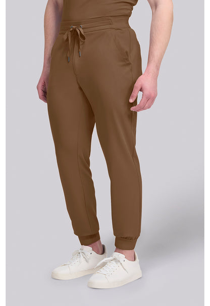 Quest HH157 Men's 5-Pocket Jogger Scrub Pants French Brown