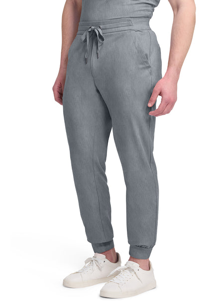 Quest HH157 Men's 5-Pocket Jogger Scrub Pants Heather Ash