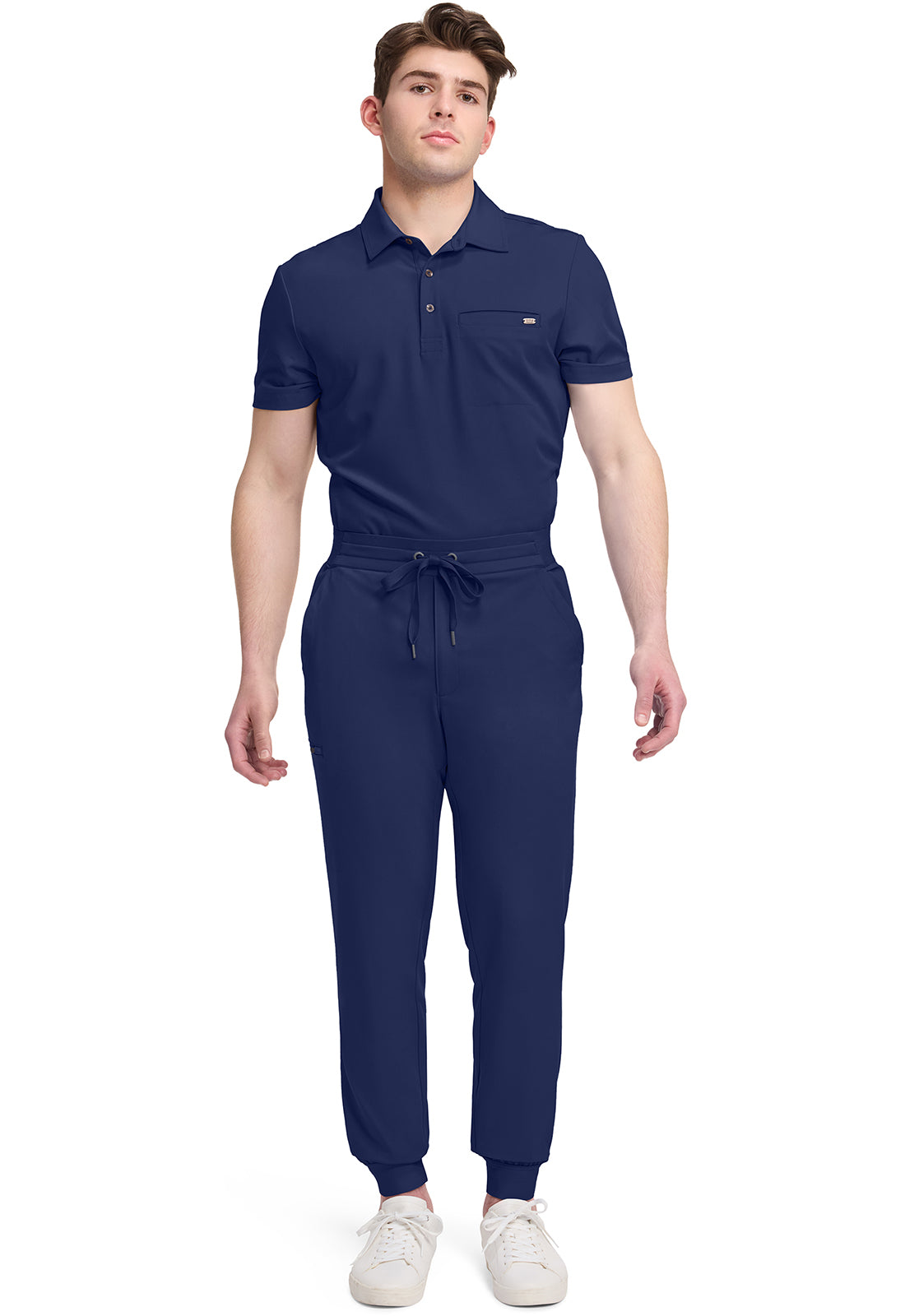 Quest HH157 Men's 5-Pocket Jogger Scrub Pants Navy