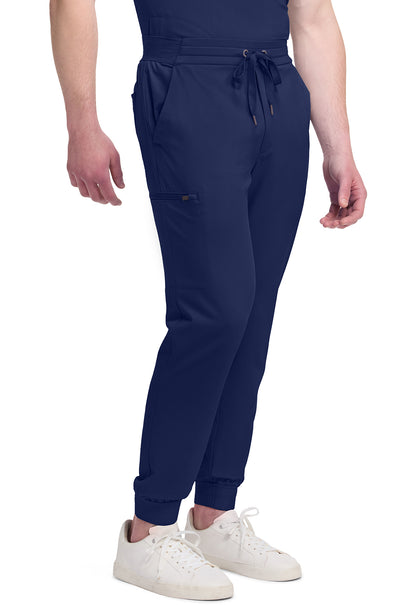 Quest HH157 Men's 5-Pocket Jogger Scrub Pants Navy