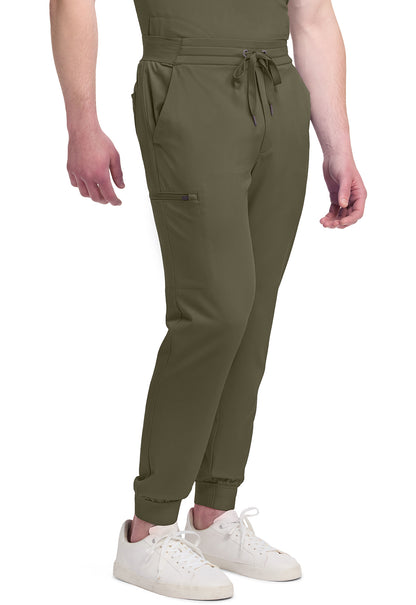 Quest HH157 Men's 5-Pocket Jogger Scrub Pants Olive
