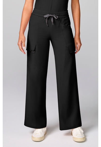 Quest HH158 Women's Drawstring Scrub Pantss T Black