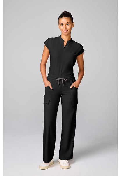 Quest HH158 Women's Drawstring Scrub Pantss Black