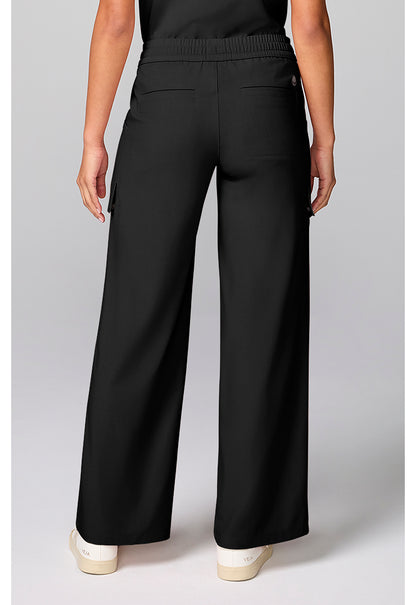 Quest HH158 Women's Drawstring Scrub Pantss P Black