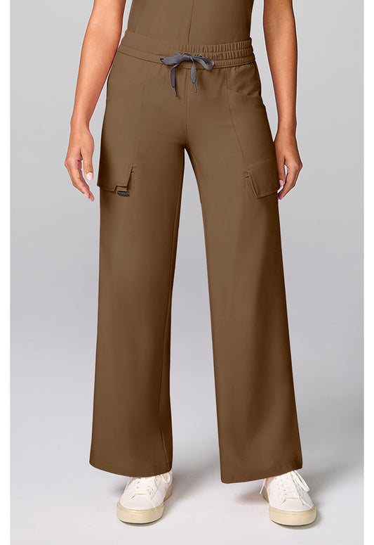 Quest HH158 Women's Drawstring Scrub Pantss P French Brown