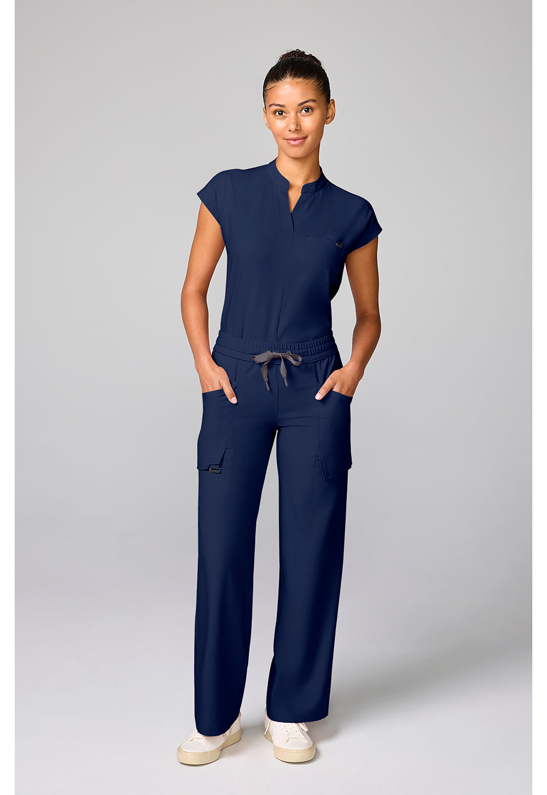 Quest HH158 Women's Drawstring Scrub Pantss Navy