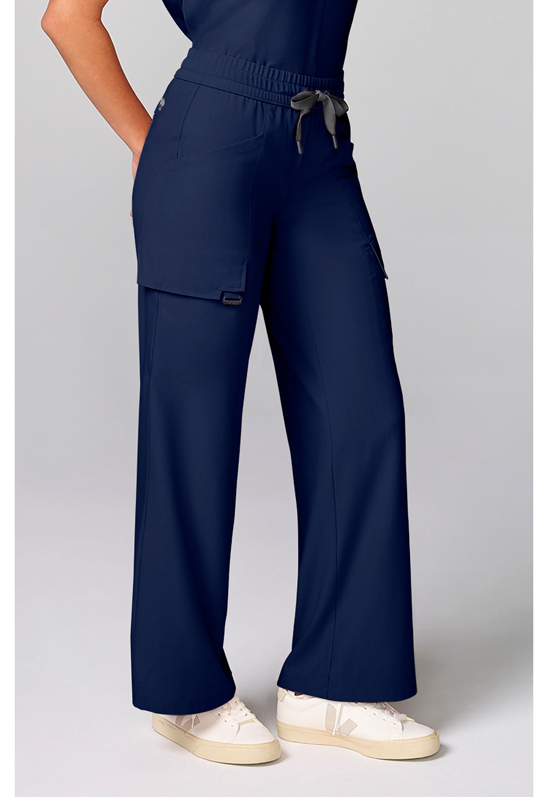 Quest HH158 Women's Drawstring Scrub Pantss Navy