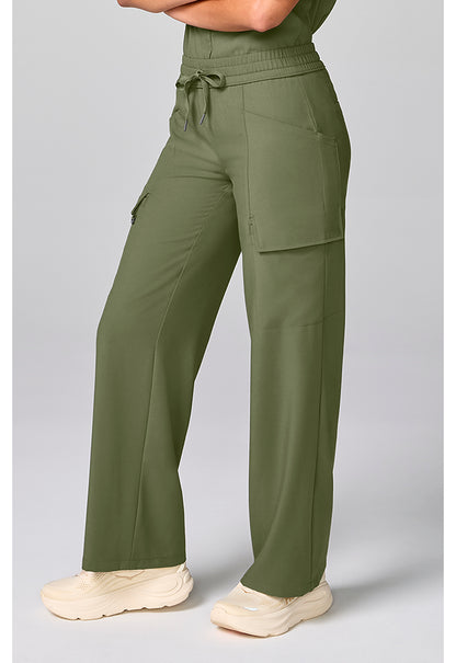 Quest HH158 Women's Drawstring Scrub Pantss P Olive