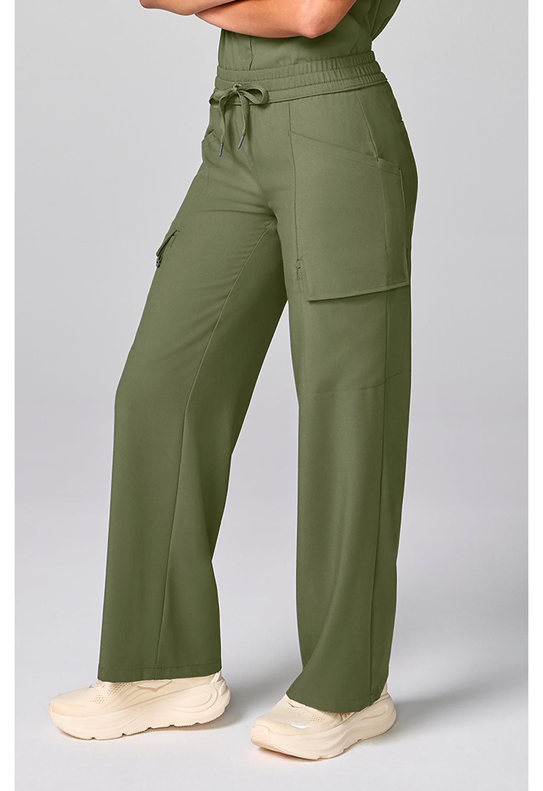 Quest HH158 Women's Drawstring Scrub Pantss Olive
