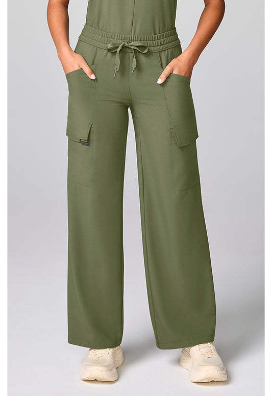 Quest HH158 Women's Drawstring Scrub Pantss Olive