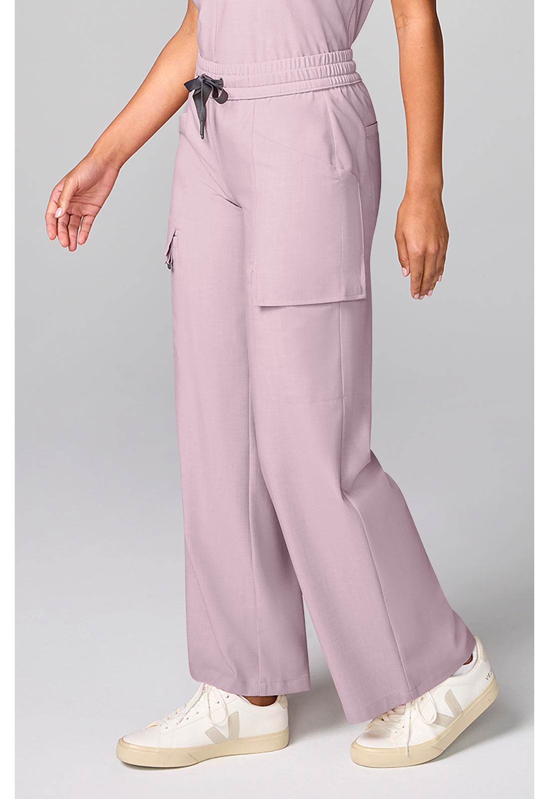 Quest HH158 Women's Drawstring Scrub Pantss Pink Pearl