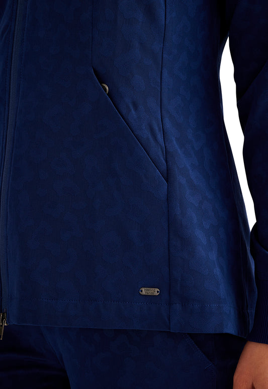 Purple Label Jacquard HH301 Women's Devon Jacket Navy
