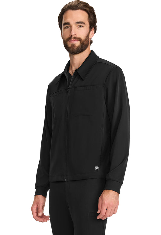 HH Works HH322 Men's Zip Front Jacket Black