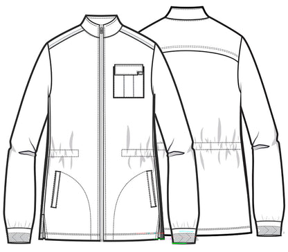 Quest HH360 Women's Zip Front Utility Jacket Pewter