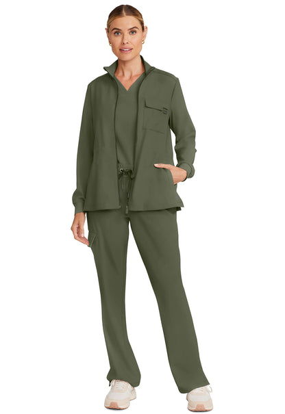HH Quest HH360 Women's Zip Front Utility Jacket Olive Image