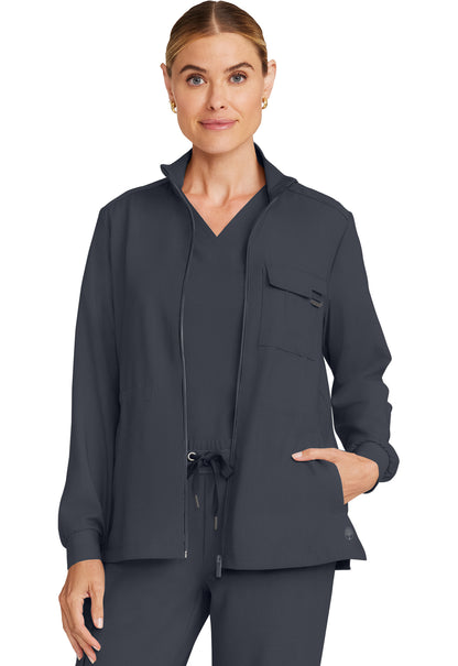 HH Quest HH360 Women's Zip Front Utility Jacket Pewter Image