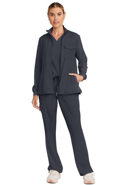 HH Quest HH360 Women's Zip Front Utility Jacket Pewter Image