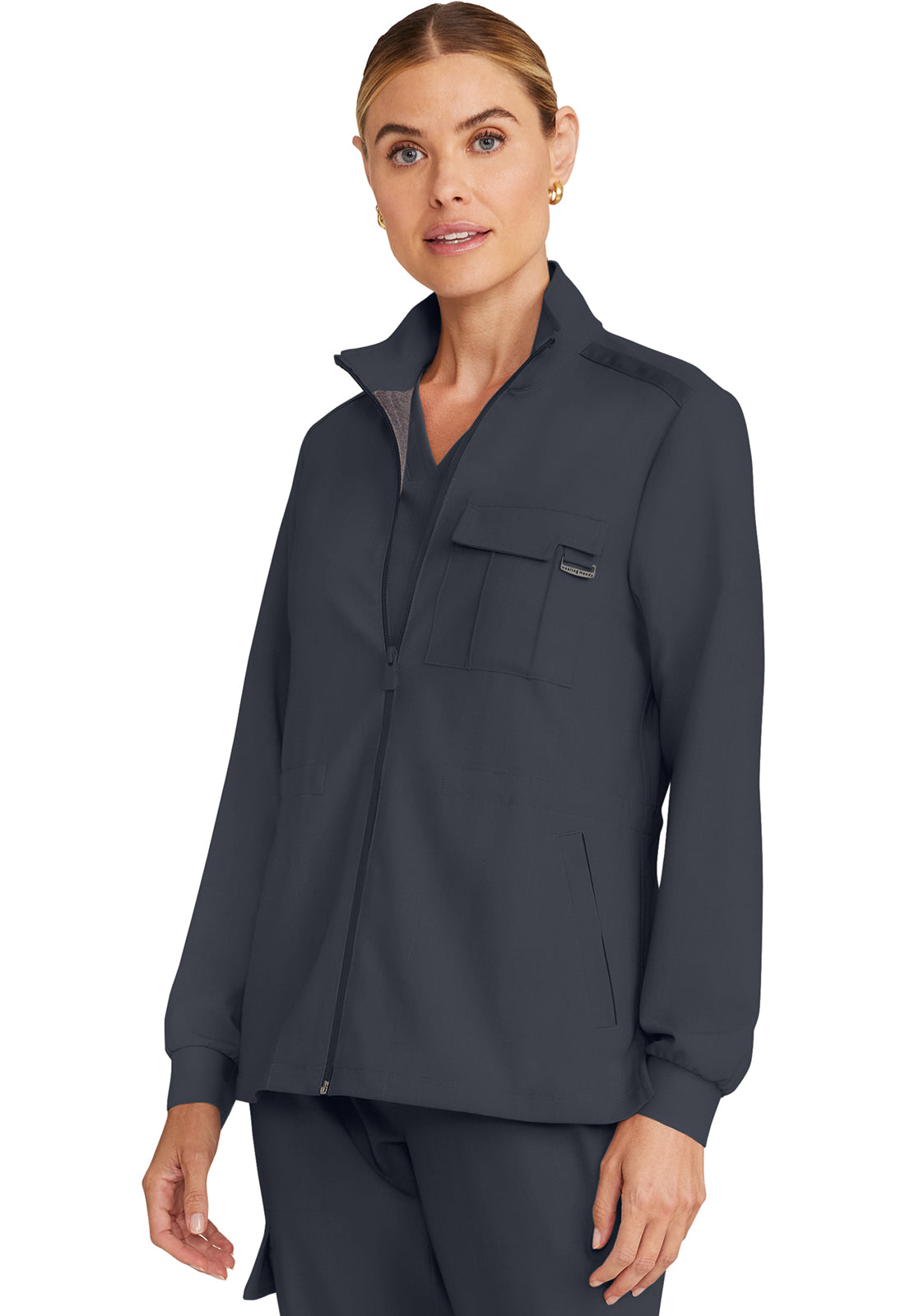 HH Quest HH360 Women's Zip Front Utility Jacket Pewter Image