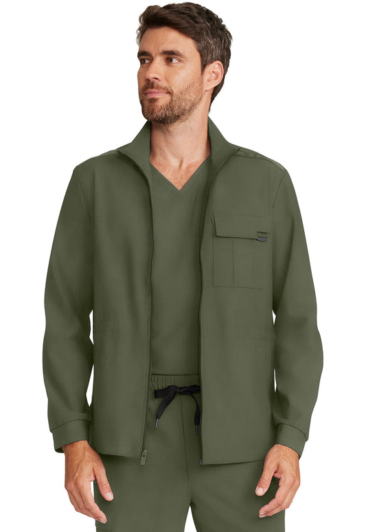 HH Quest HH361 Men's Zip Front Utility Jacket Olive Image