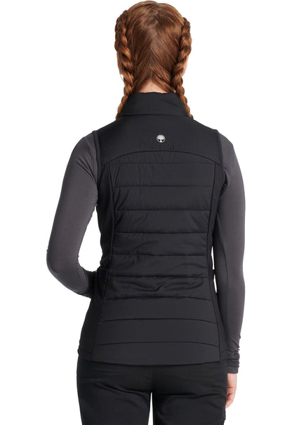 Cleveland Clinic Lifestyle HH500F Women's Khloe Quilted Vest Black