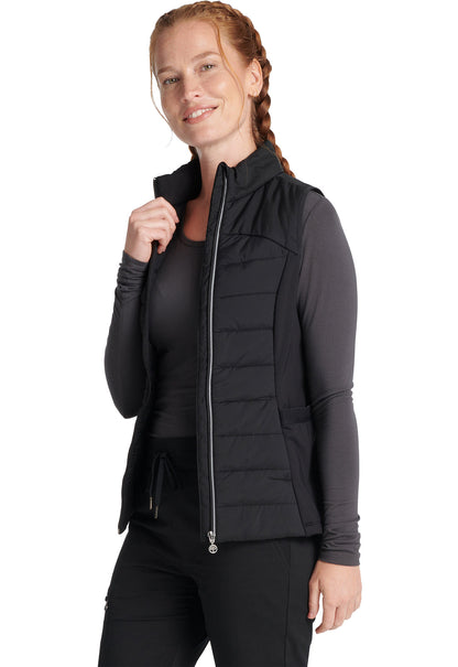 Cleveland Clinic Lifestyle HH500F Women's Khloe Quilted Vest Black