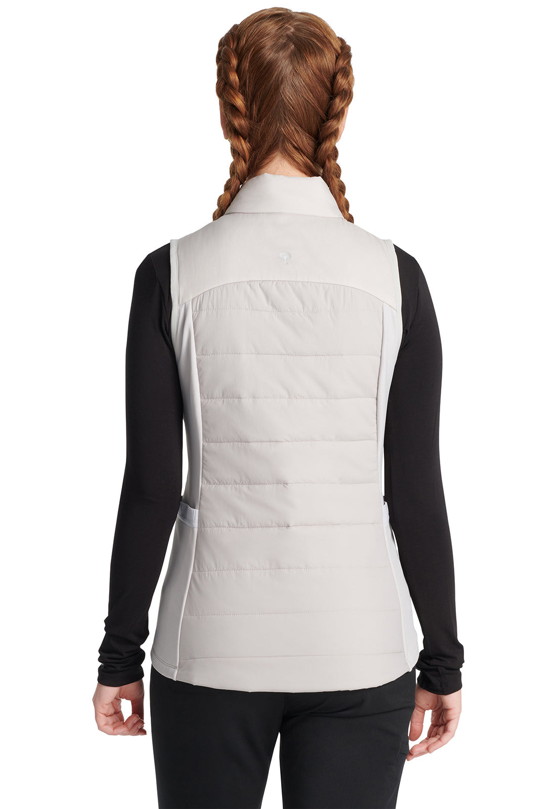 Cleveland Clinic Lifestyle HH500F Women's Khloe Quilted Vest Silver