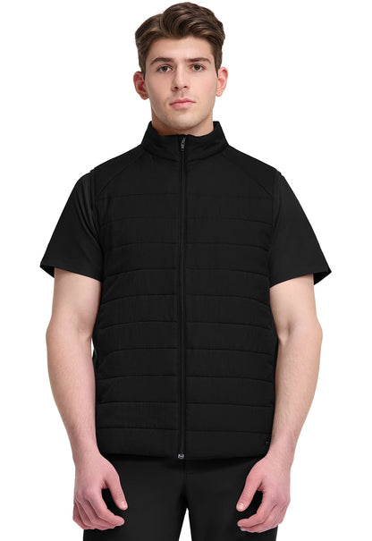 Cleveland Clinic Lifestyle HH501F Men's Zip Front Vest Black